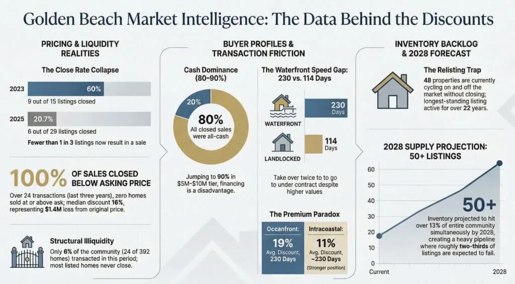 Golden Beach Real Estate in 2026: Private Beach, Land-Driven Values, and a Market That Rewards Precision