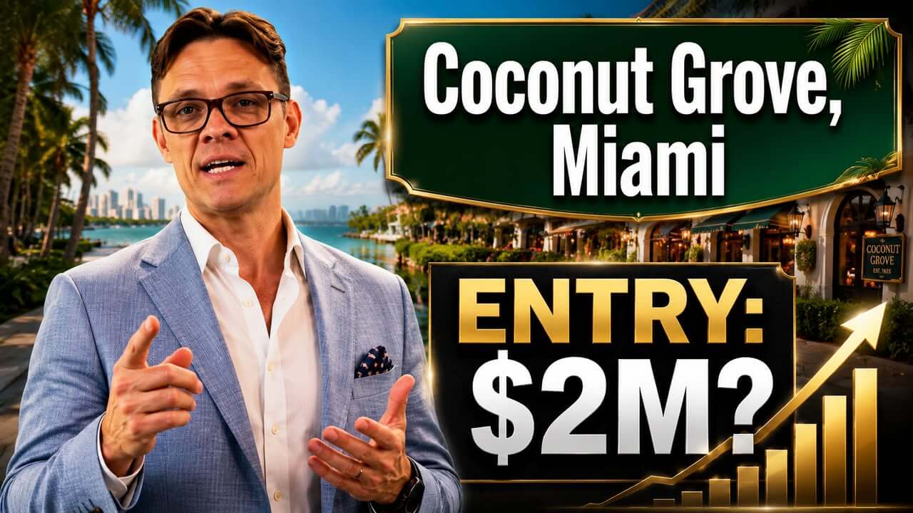 Coconut Grove Real Estate: Why Miami’s Former Bohemian Village Became a Two-Million-Dollar Market