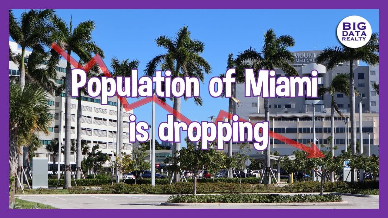 Population of Miami is dropping