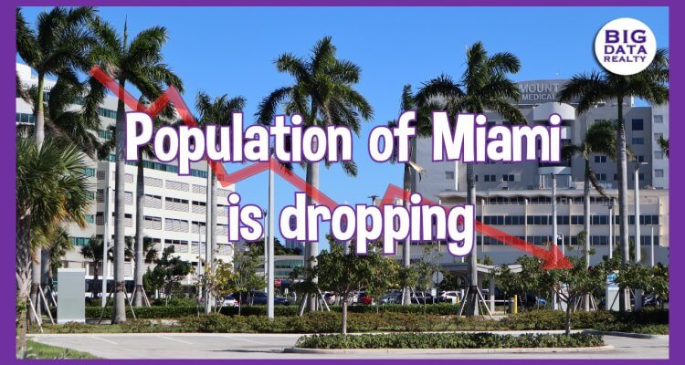 Population of Miami is dropping